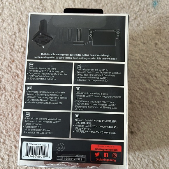 Bionik Tetra Power - Nintendo Switch Joy Con Charging Dock - Picture 9 of 10